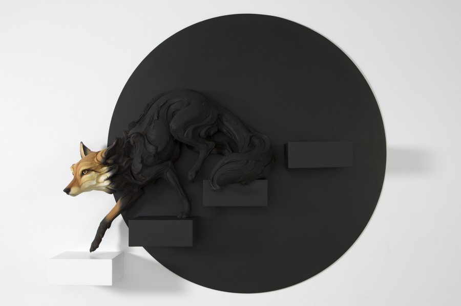 Скульптура лисы Бэт Кавенер