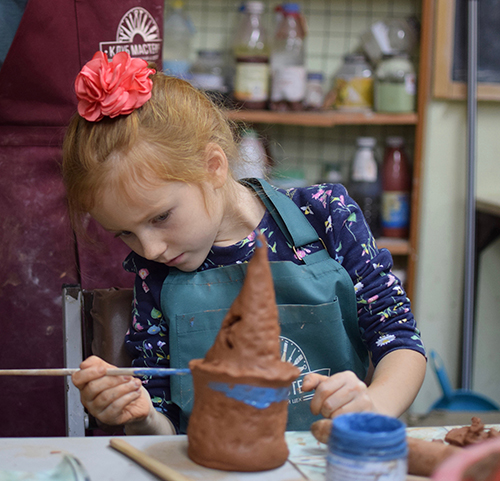 Халат для работы с глиной
