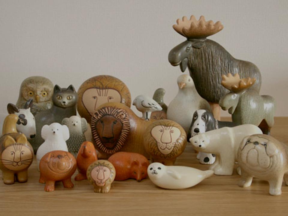Животные из керамики